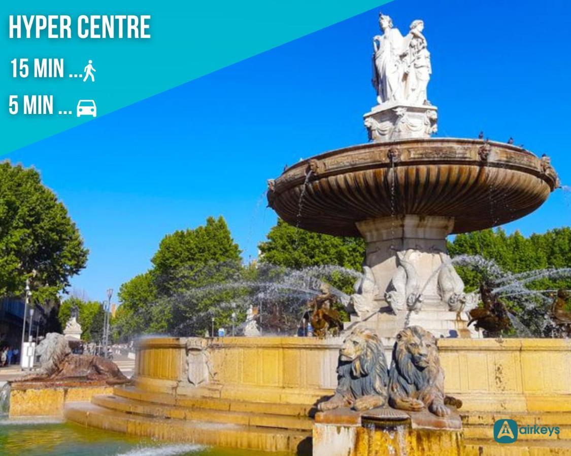Studio Le Galice Avec Terrasse Et Parking Aix-en-Provence Ngoại thất bức ảnh
